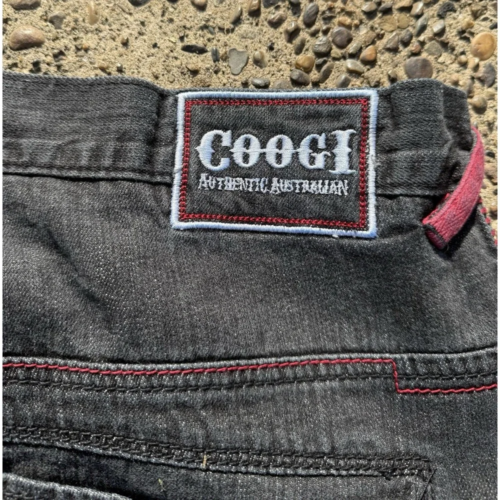COOGI Y2K Authentic Australian Wide Leg Mens Jeans Vintage‎ Measure 40x28*